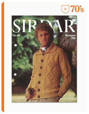 9620 - SIRDAR CLICK CHUNKY SWEATER KNITTING PATTERN - TO FIT CHEST 24 TO  46