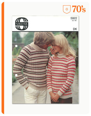 I Love the 70's Top Pattern