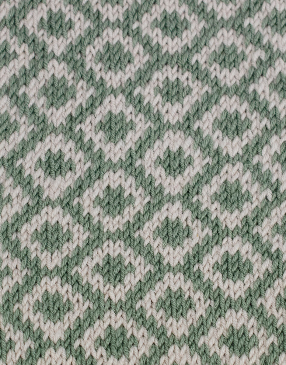 Free Fair Isle Cowl Knitting Pattern in Sirdar Cashmere Merino Silk DK