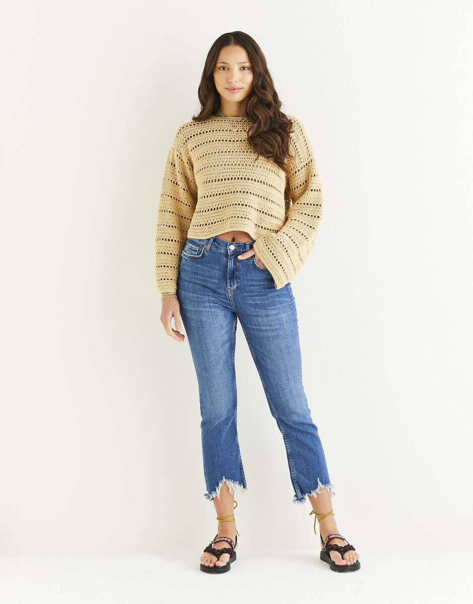 Pure Cashmere V Neck Thick Pullover