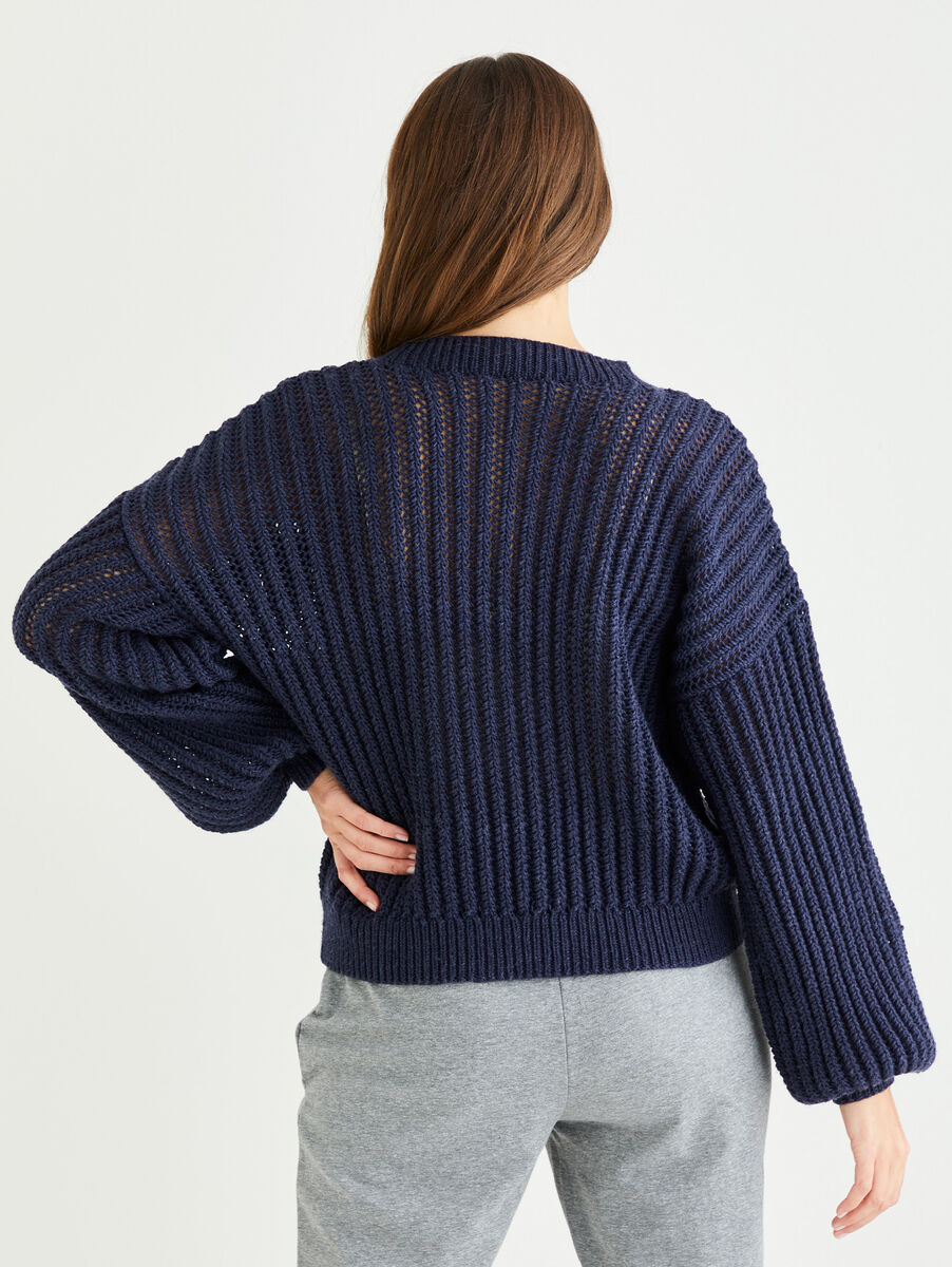 Airtex Rib Sweater in Cashmere Merino Silk DK