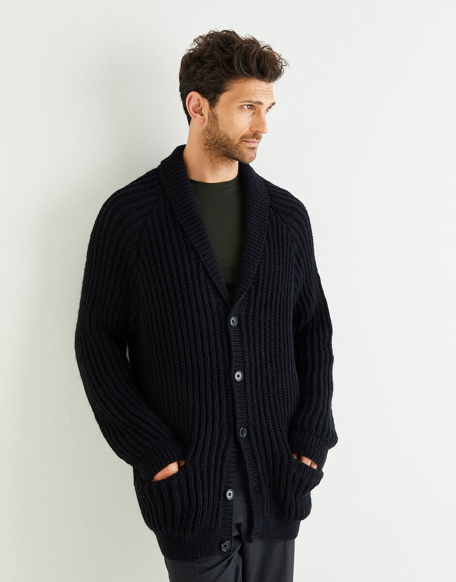 Open shawl cardigan clearance mens