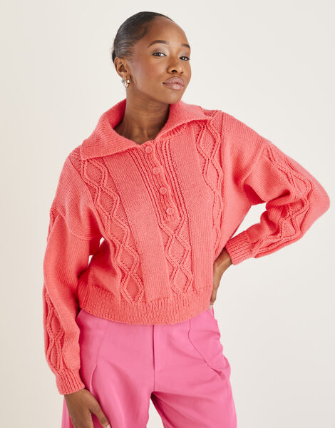 Collared Sweater In Hayfield Bonus DK
