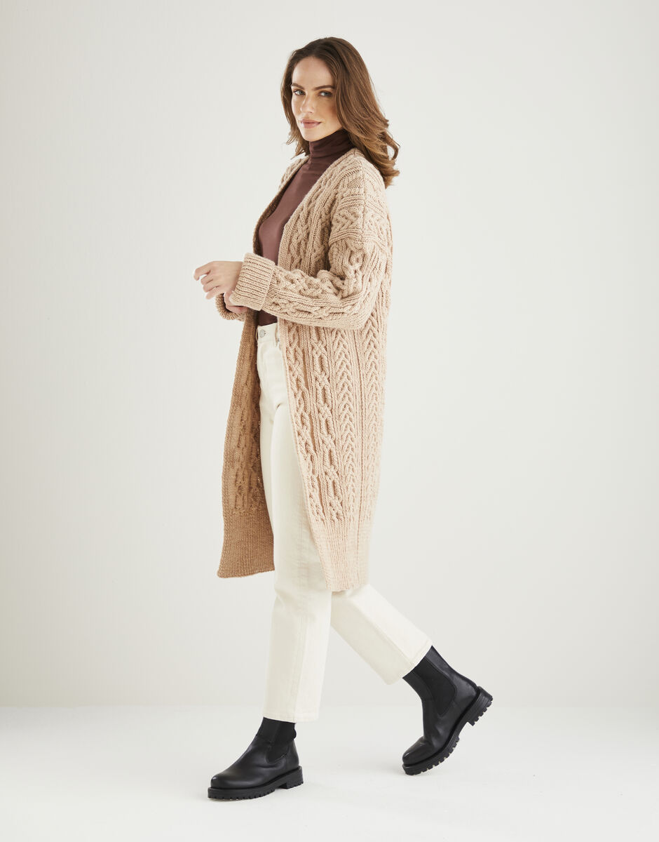 Edge to Edge Aran Cardigan Coat