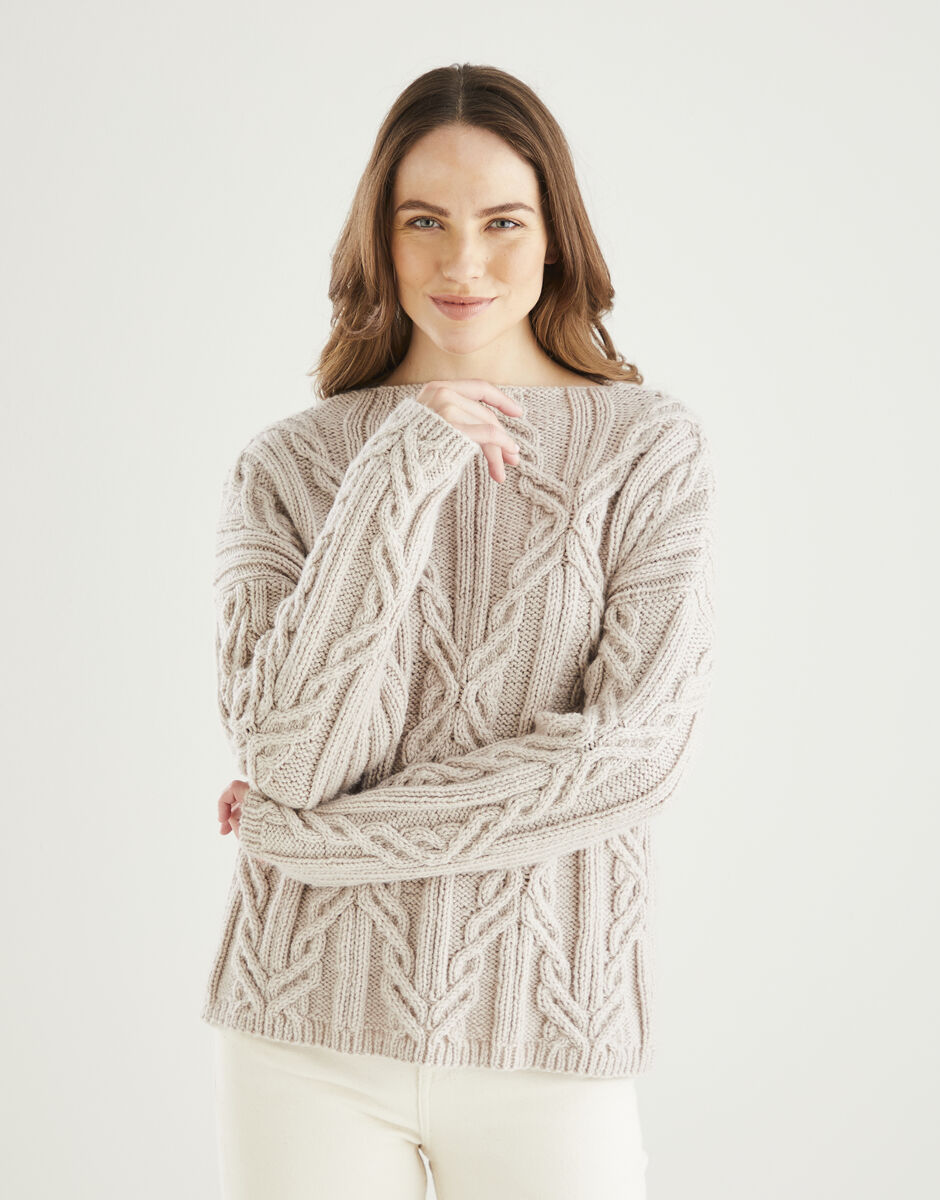 Aran diamond 2024 knitting pattern