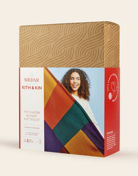 Patchwork Blanket Knitting Kit