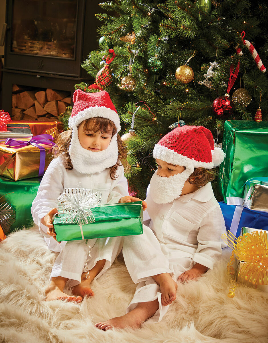 Kids santa hat and on sale beard