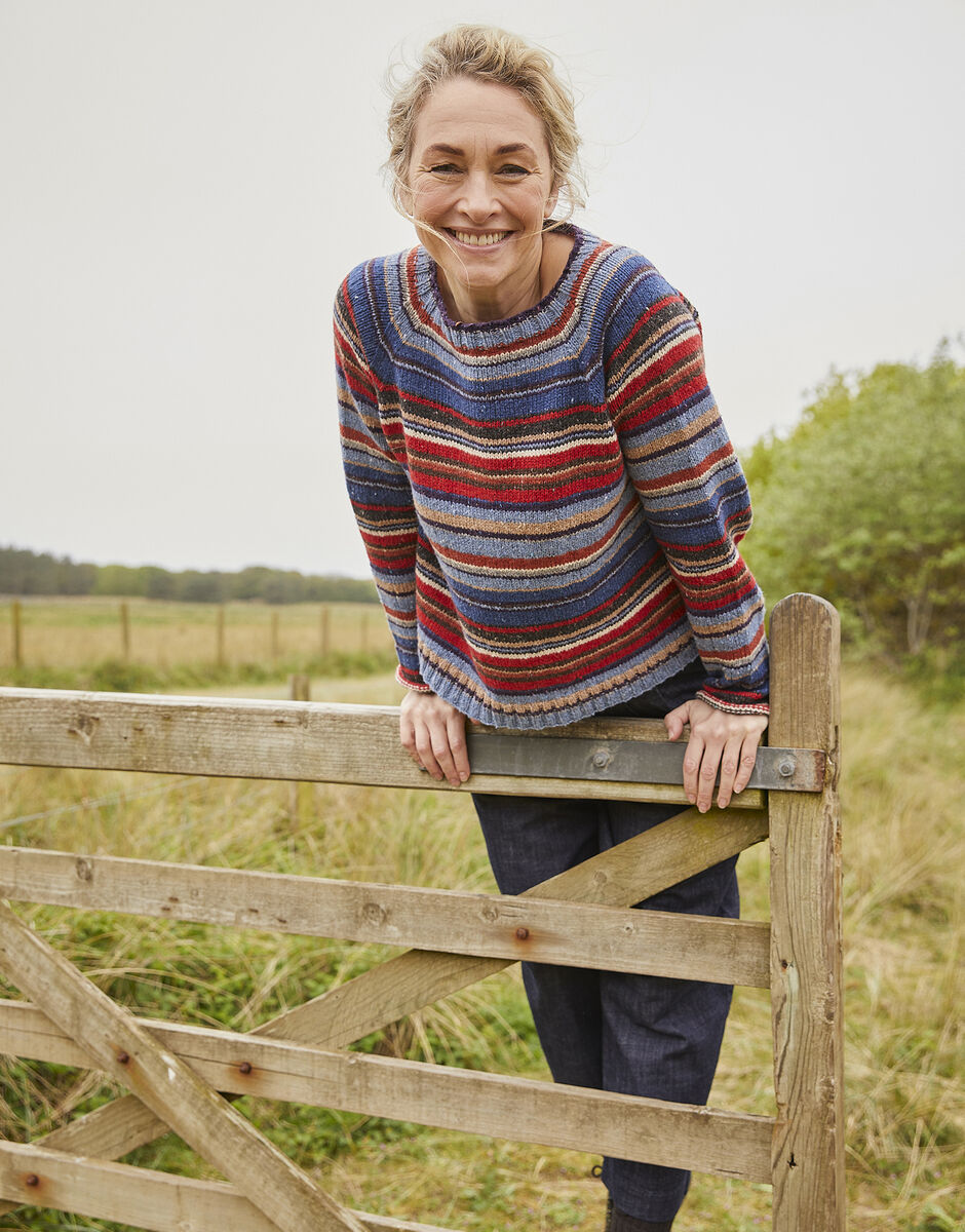 Haworth Ladies Fair Isle shawl neck Cardigan