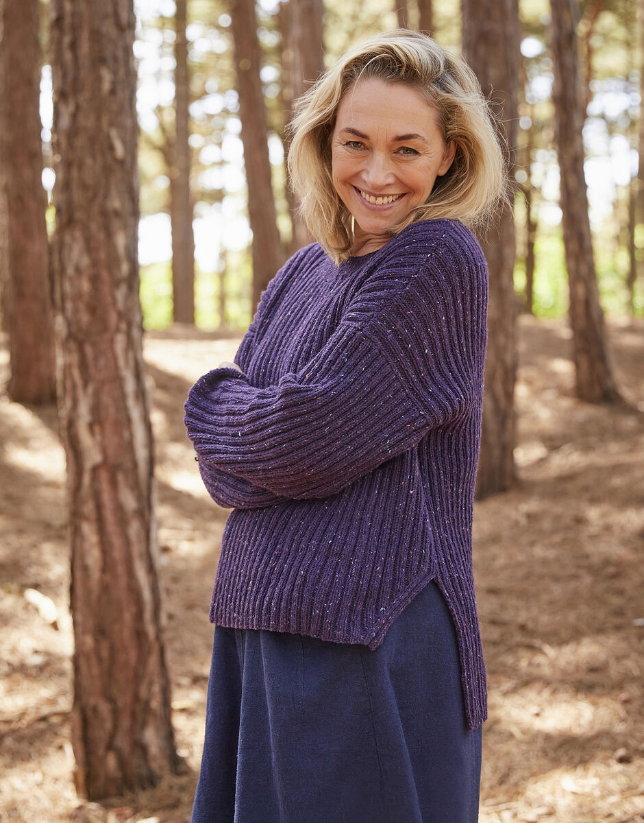 Shoreline Sweater Knitting Pattern | Sirdar Haworth Tweed DK | Sirdar