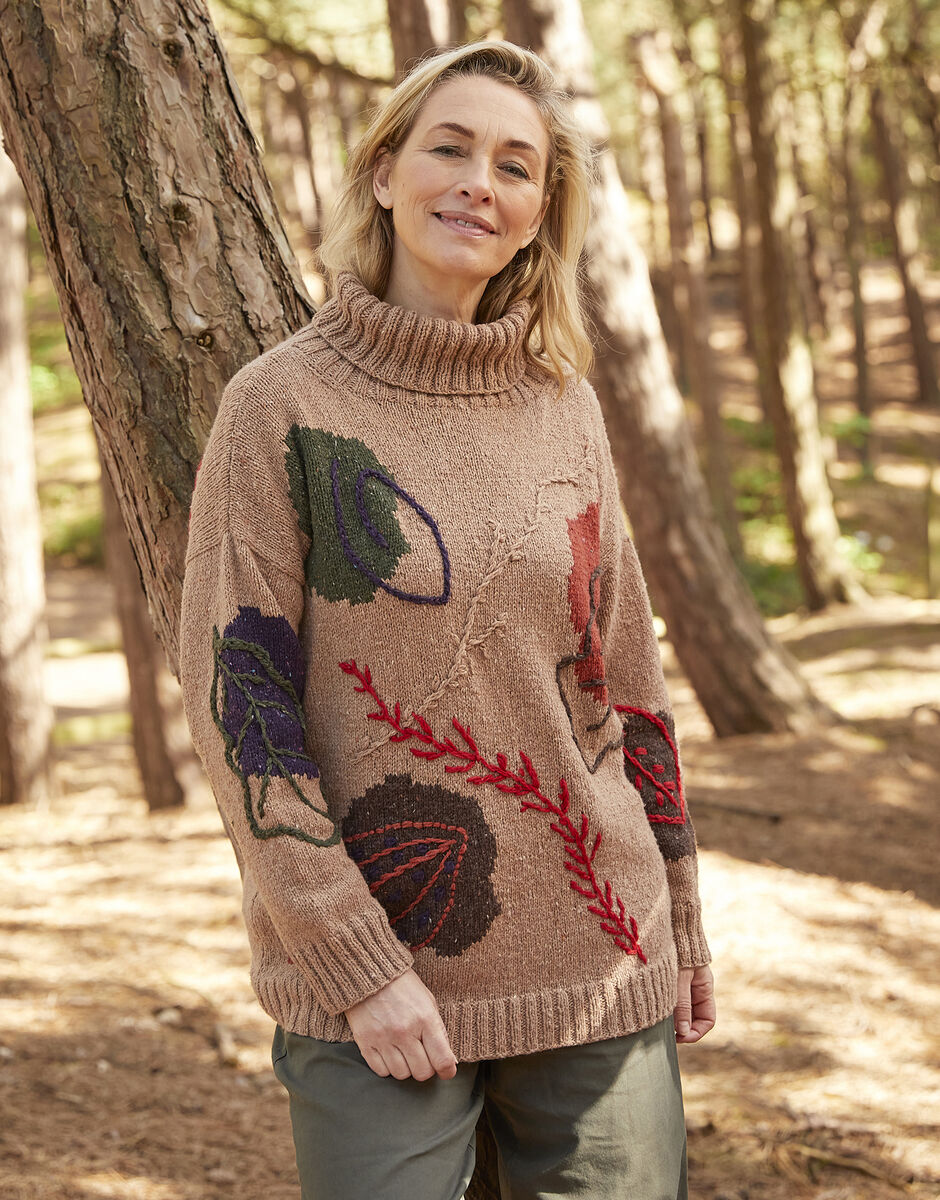 Hedgerow Sweater Knitting Pattern, Sirdar Haworth Tweed DK