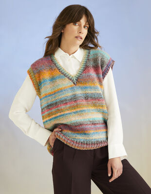 Super chunky cropped cotton sweater knitting pattern