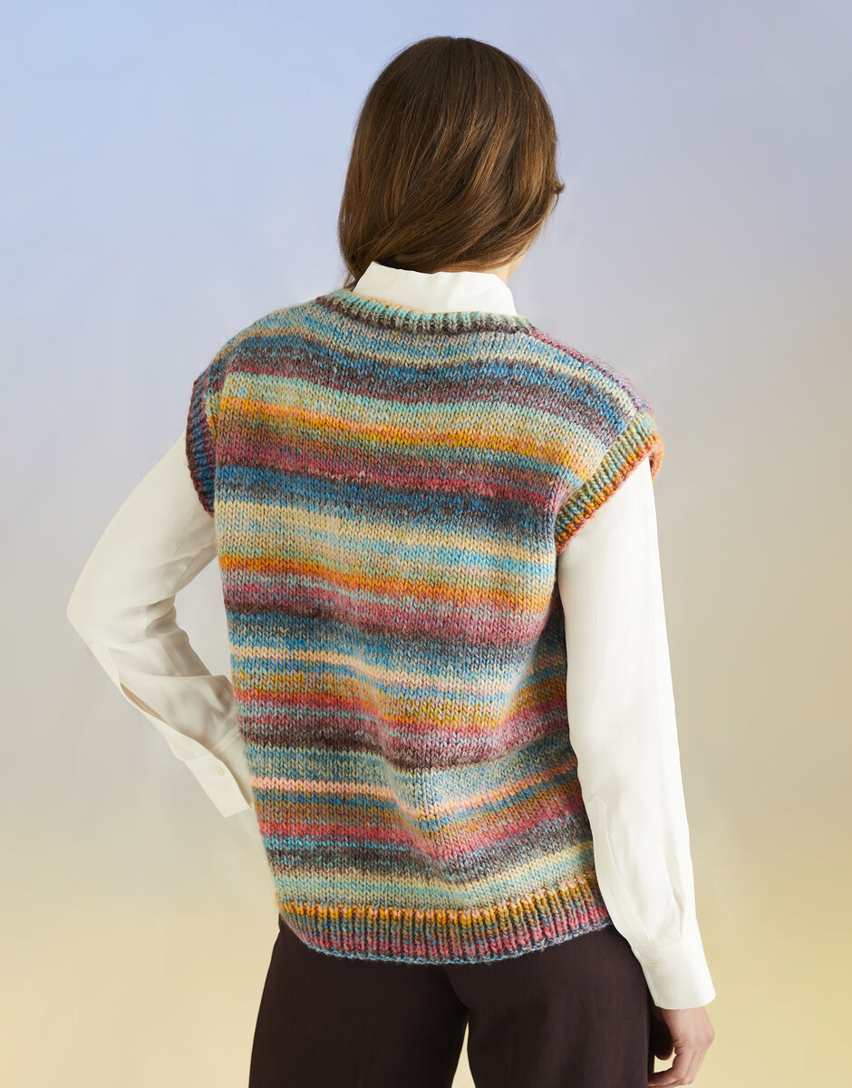 Ocean Treasure Tank Knitting Pattern | Jewelspun With Wool | Sirdar