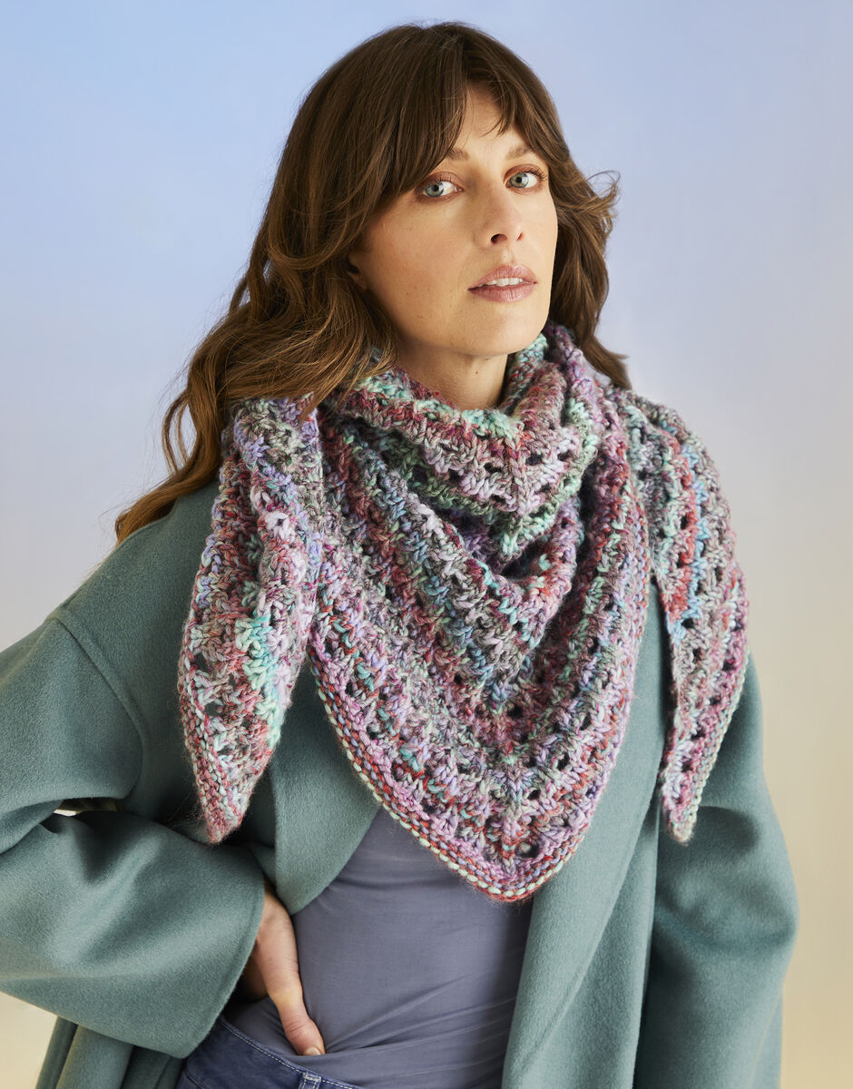 Sirdar Jewelspun With Wool Chunky Self-Striping Blended Yarn