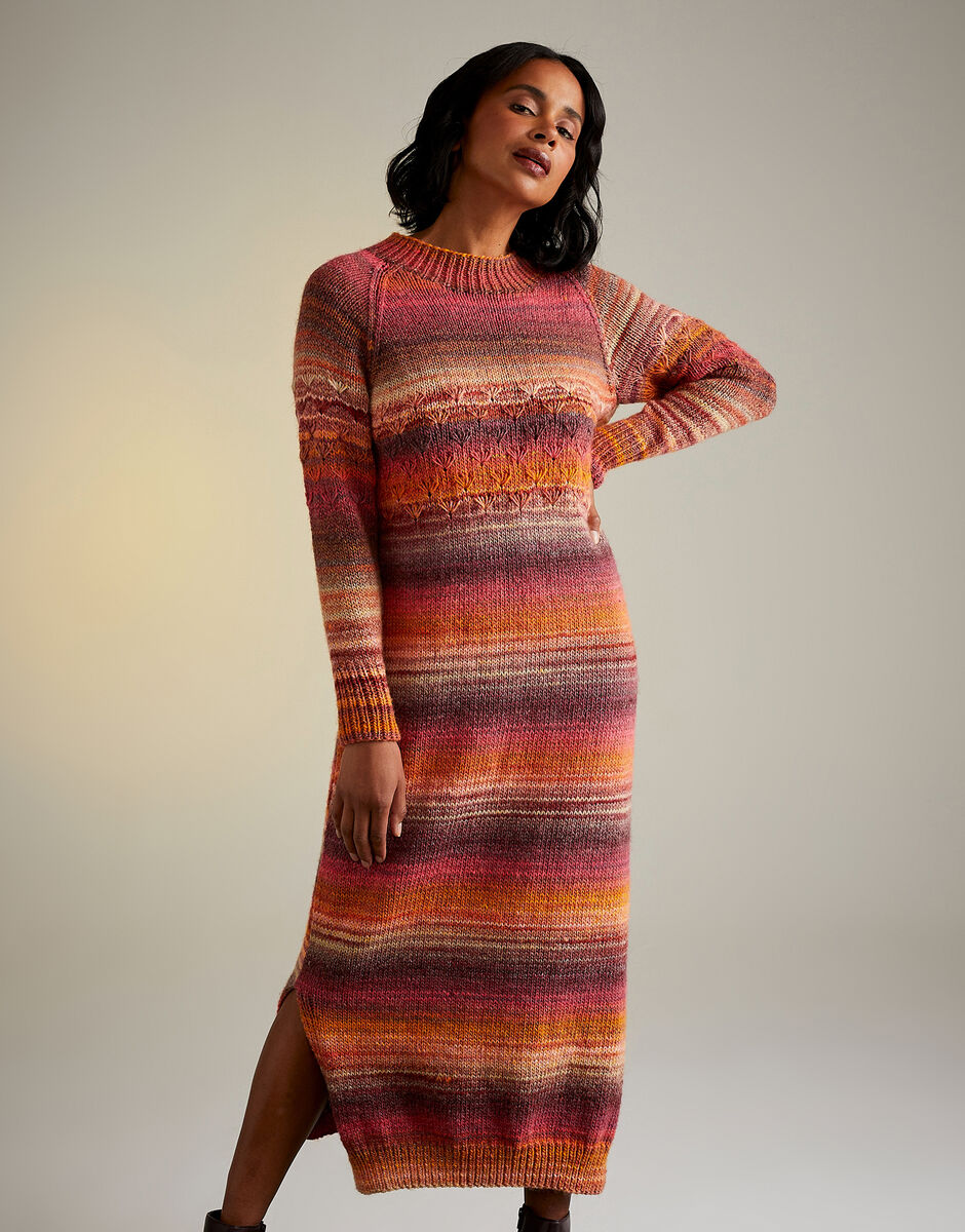 Tall Poppies Dress Knitting Pattern | Sirdar Jewelspun Aran | Sirdar