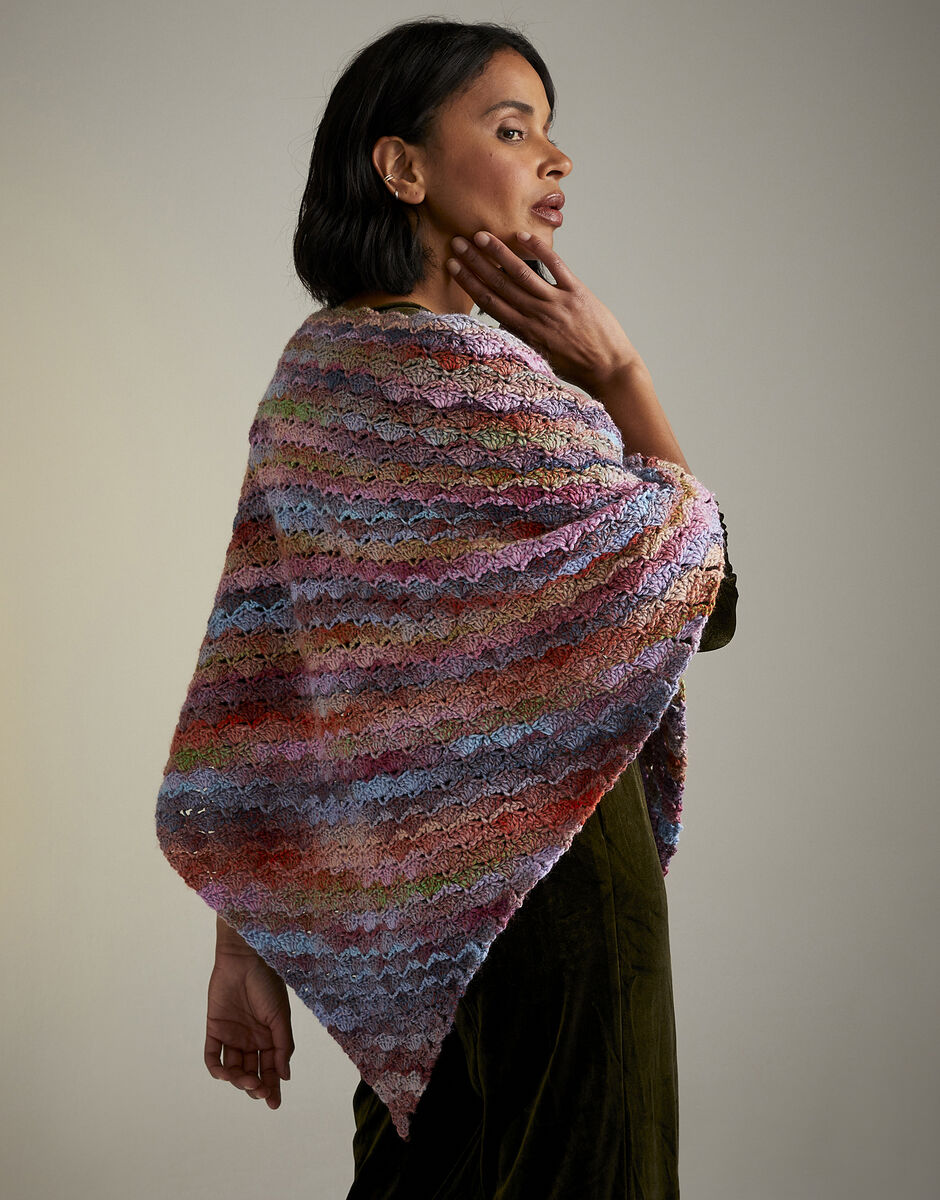 Comfy Cotton Shawl - Free Crochet Pattern - Haven Crochet Designs