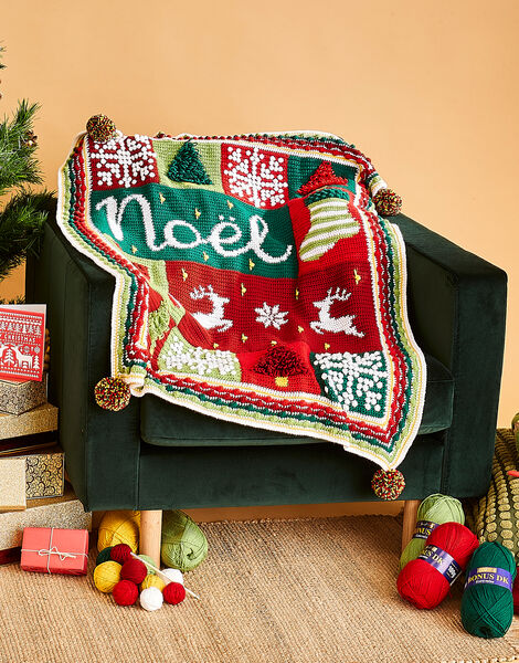 NORDIC NOËL CHRISTMAS CAL CROCHET ALONG BLANKET YARN BUNDLE