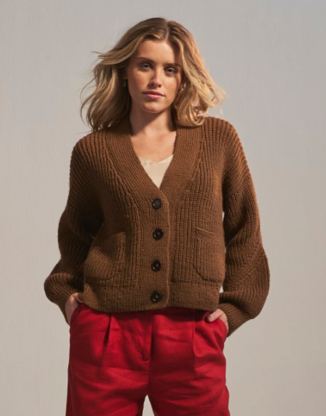 Rare Earth Cardigan Knitting Pattern In Sirdar Loveful 100% Recycled Acrylic