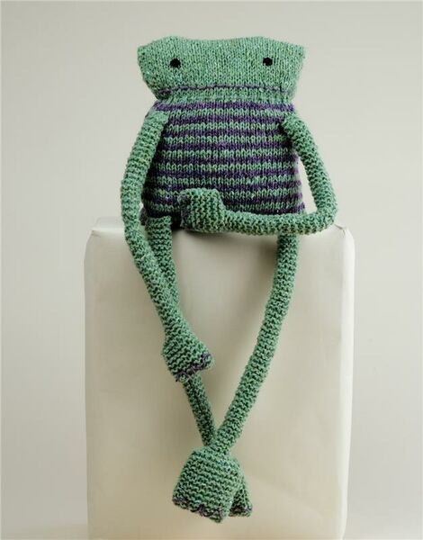 PURL The Loveful Frog Knitting Pattern In Sirdar Loveful 100% Recycled Tweed Blend