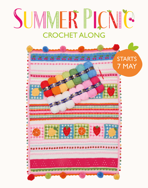 SUMMER PICNIC BLANKET CROCHET ALONG YARN BUNDLE