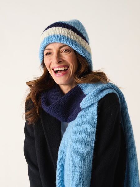 Wrap Me Up Scarf Set Knitting Pattern In Sirdar Soft Down