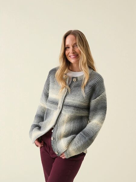 Two Direction Cardigan Knitting Pattern In Hayfield Spirit Chunky